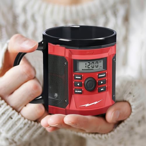 HASTHIP® 11 oz Ceramic Mug, Black Speaker Design, Perfect for Daily Coffee & Water, Ideal Home Kitchen Decor, Coffee Bar Accessories, Great Gift for Family, Office Team Building, Holidays HASTHIP® 11 oz Ceramic Mug, Black Speaker Design, Perfect for Daily Coffee & Water, Ideal Home Kitchen Decor, Coffee Bar Accessories, Great Gift for Family, Office Team Building, Holidays